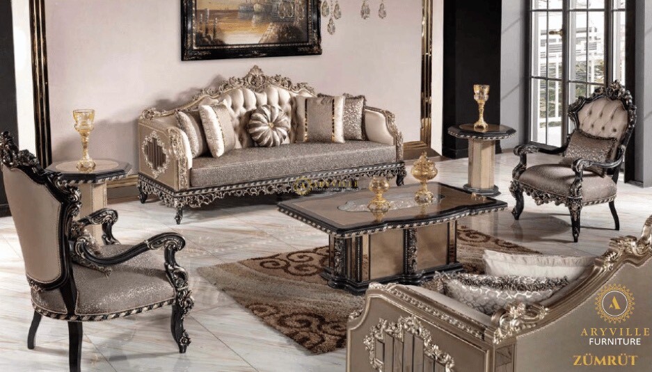 ZUMRUT BEDROOM/LIVING ROOM AND DINING SET SET (AF)