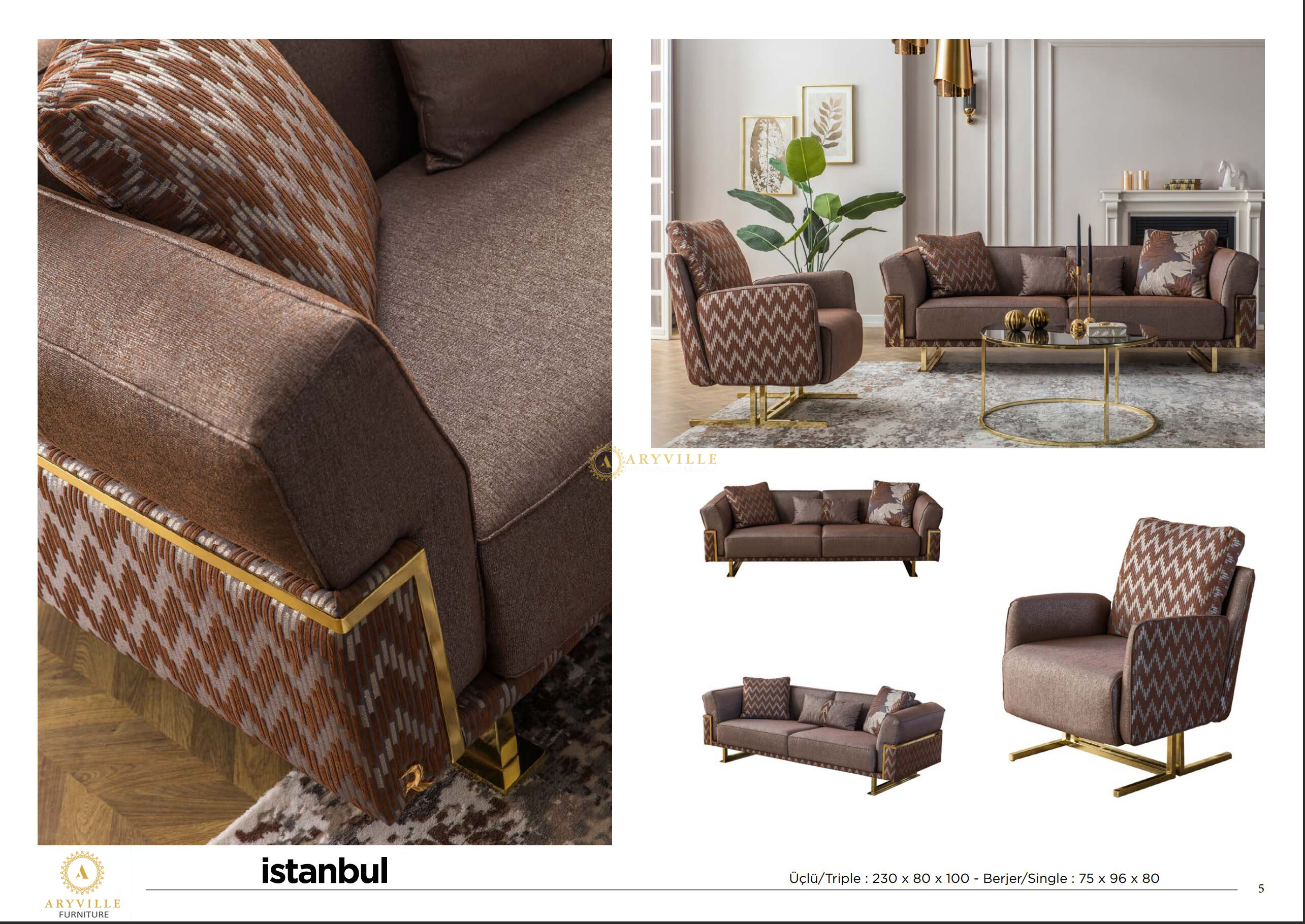 ISTANBUL SOFA SET (RS)