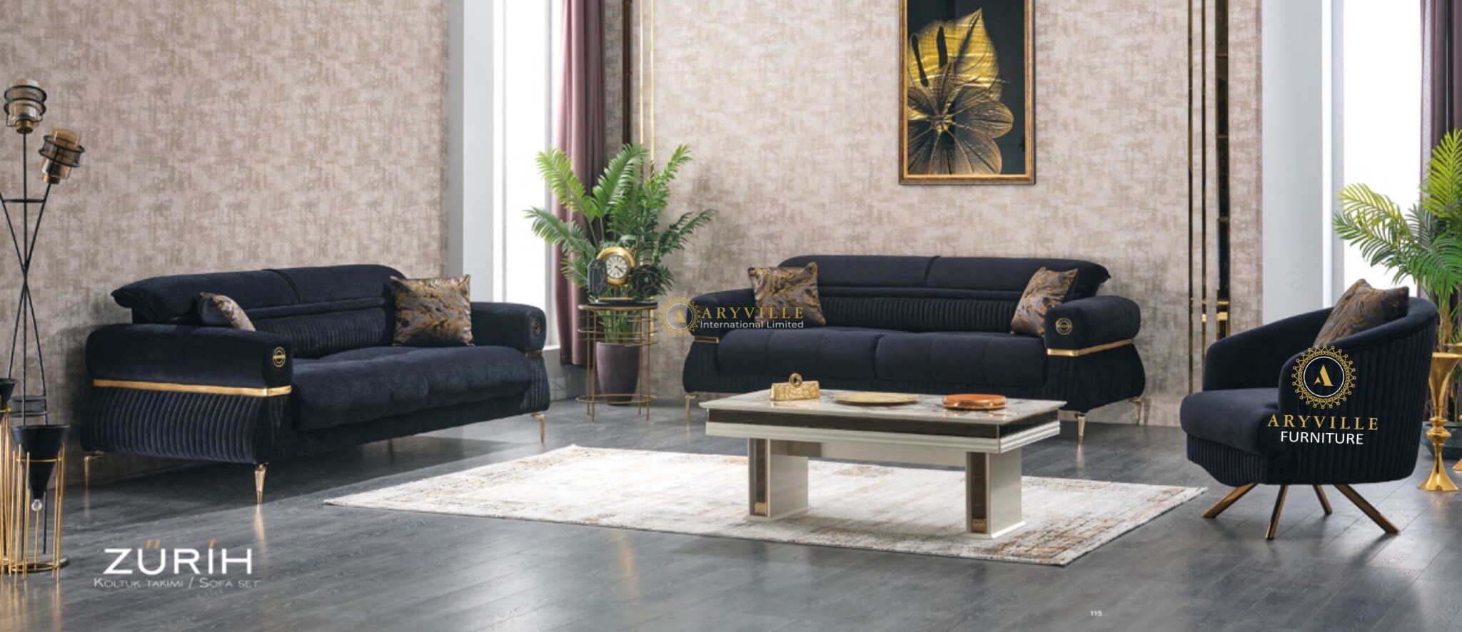 ZURIH SOFA/DINING ROOM SET (MAX)