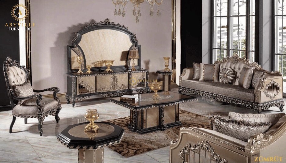 ZUMRUT BEDROOM/LIVING ROOM AND DINING SET SET (AF)