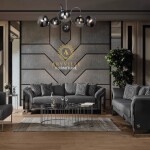 SILVER SOFA SET (RS)