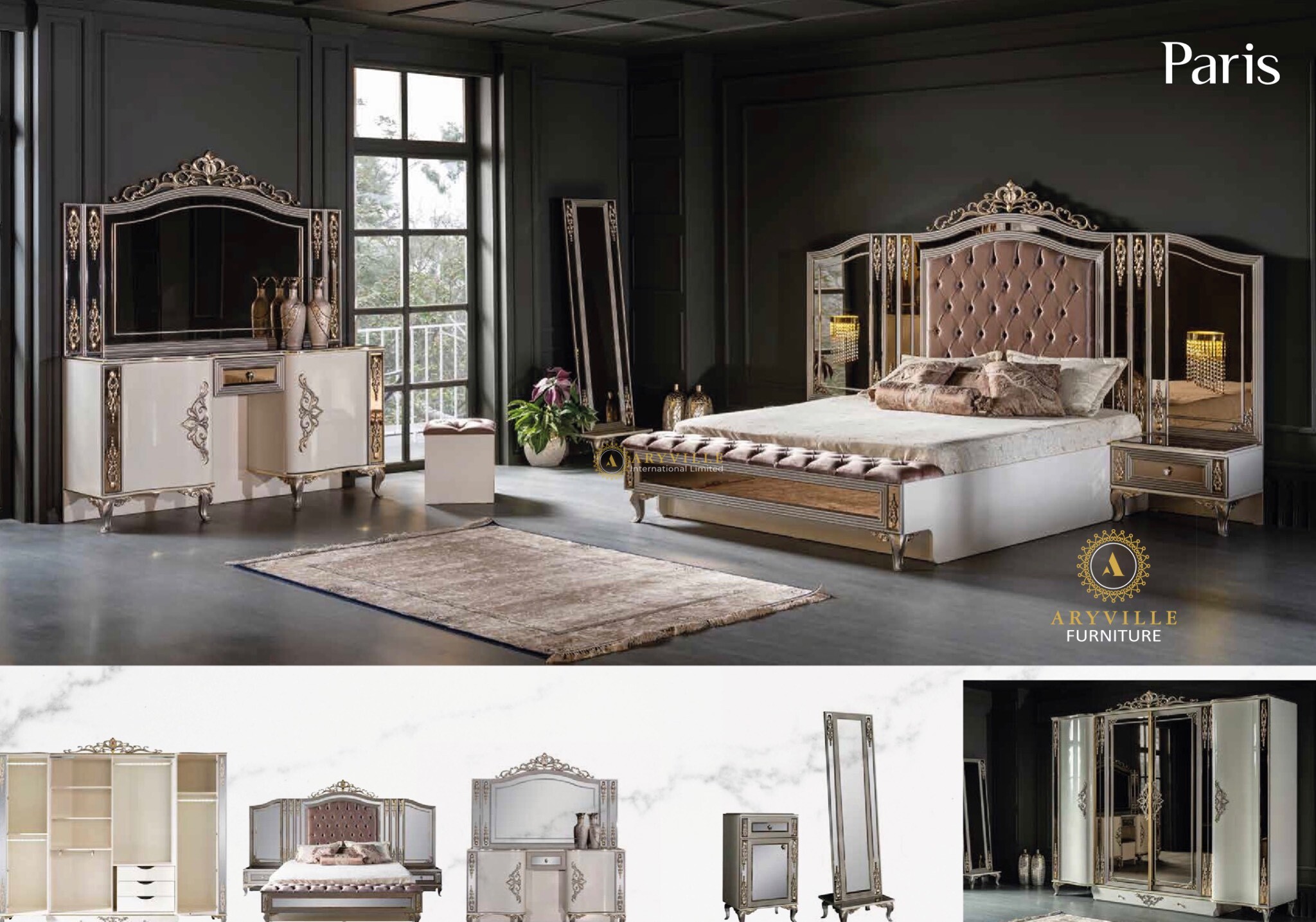 paris bedroom set j&m furniture