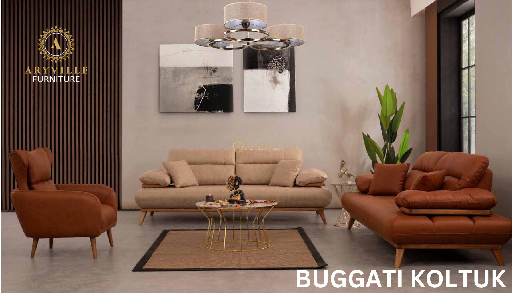 BUGATTI KOLTUK SOFA SET (SY)