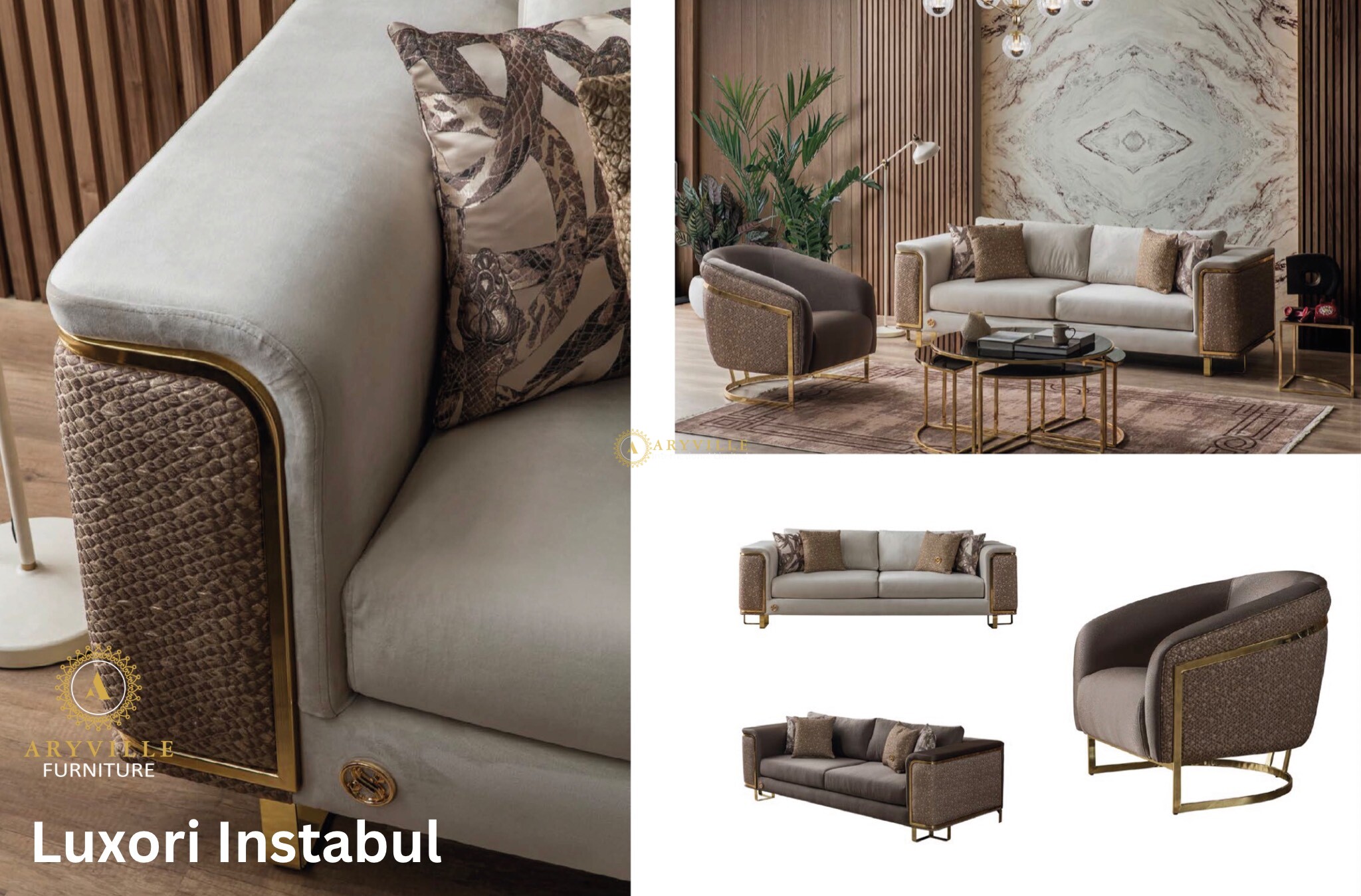 LUXORI ISTANBUL SOFA SET (RS)