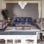 VERSACE DINING/BEDROOM AND LIVING ROOM SET (MZ)