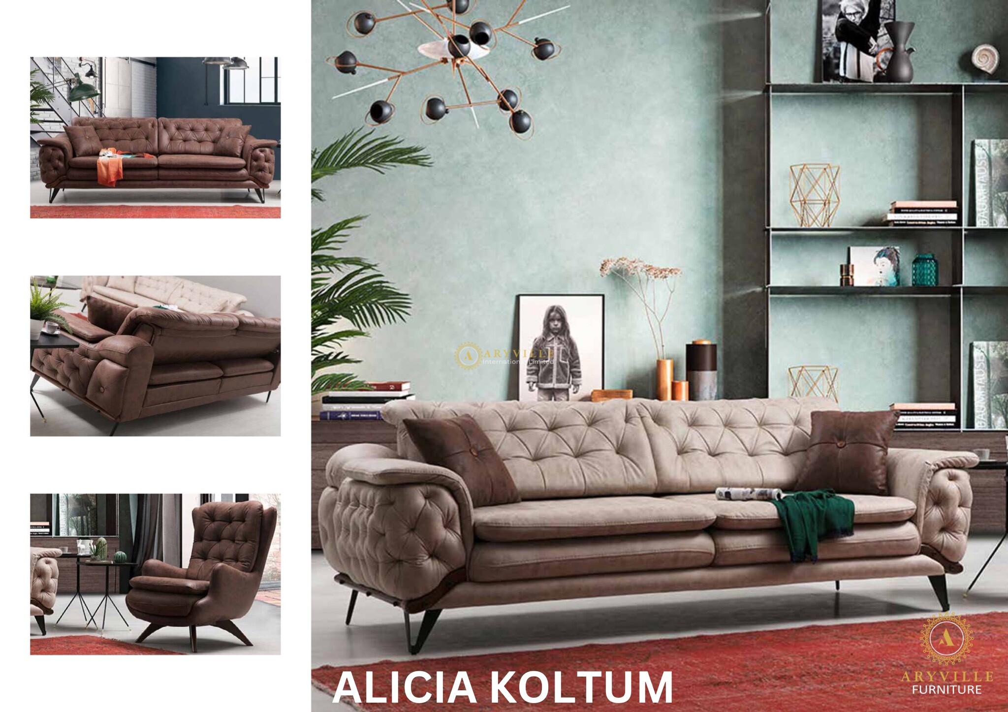 ALICIA KOLTUM SOFA SET (SY)