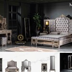 MONACO BEDROOM/LIVING ROOM AND DINING SET (MZ)