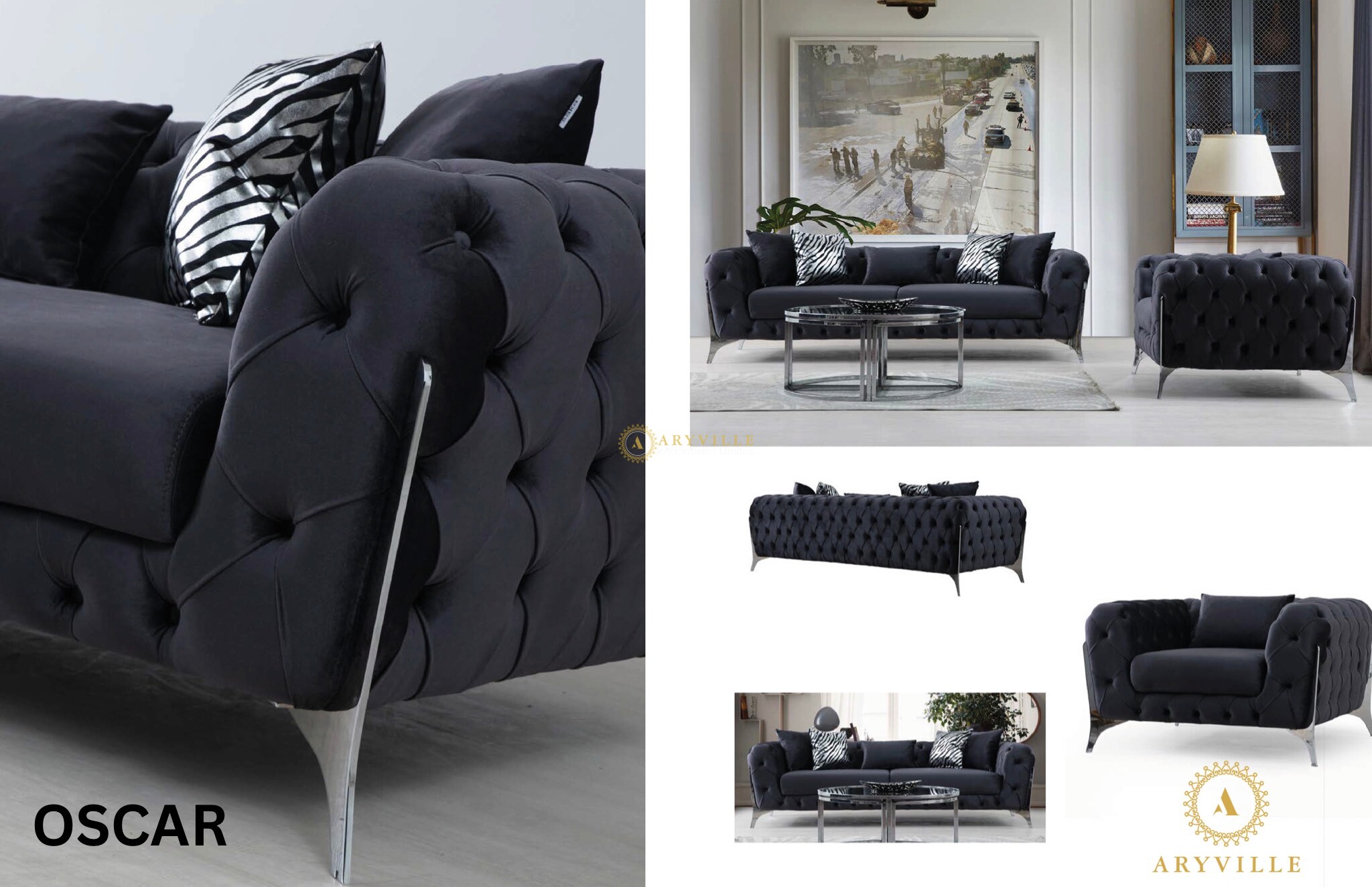 OSCAR SOFA SET (RS)